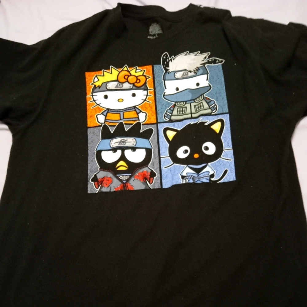 Naruto X Hello Kitty Tee Shirt